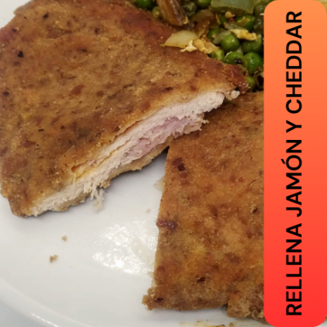Milanesas rellenas de jamon y cheddar 02 Milanesas rellenas de jamon y cheddar 02