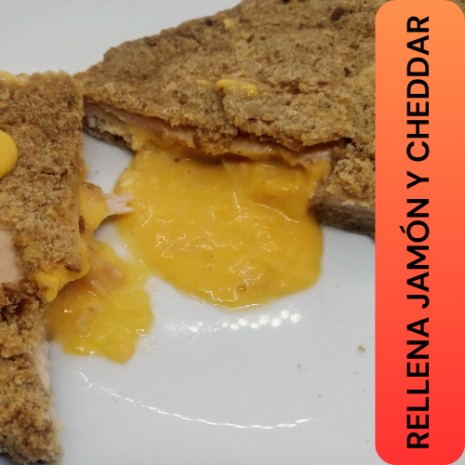 Milanesas rellenas de jamon y cheddar 03 Milanesas rellenas de jamon y cheddar 03