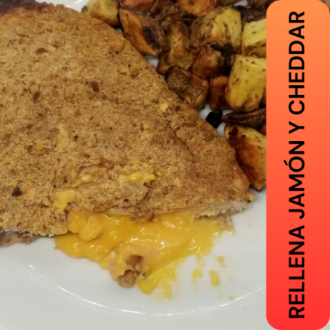 Milanesas rellenas de jamon y cheddar 04 Milanesas rellenas de jamon y cheddar 04